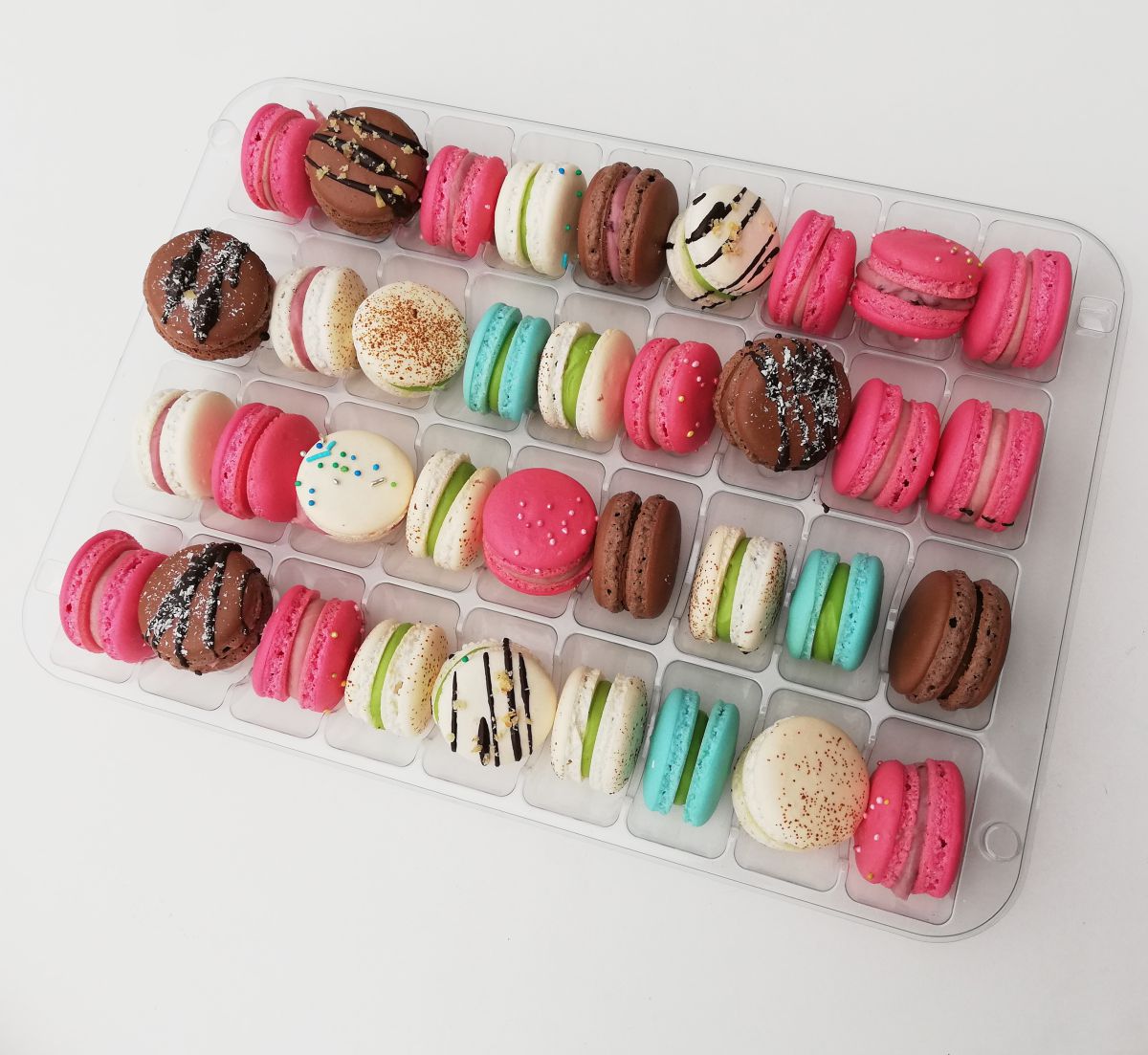 sladké vánoční makronky